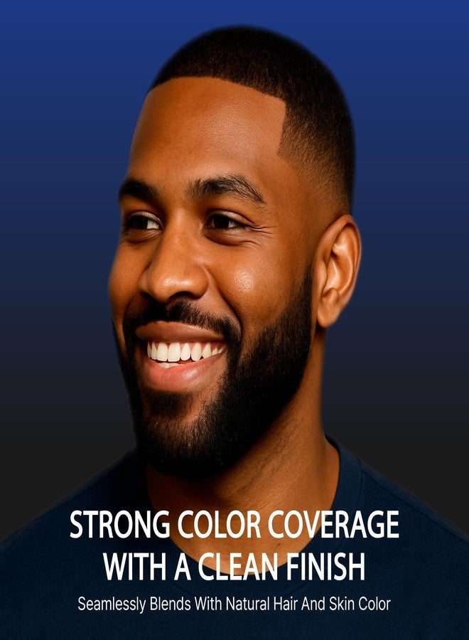 RED Pro GROOMANE Beard & Lineup Color Enhancement for Airbrush, Natural Semi-Permanent Barber Beard Dye, Long-Lasting Gray Coverage, Men Hairline Color (Jet Black (Premix), 2.3 fl.oz) - Image 4
